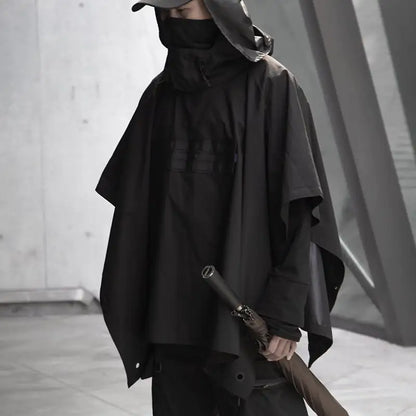 Dark Cloak Windproof Rain and Snow Jacket for Outdoors
