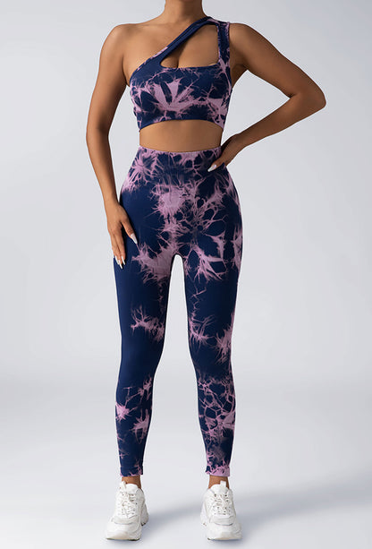 Women’s Scrunch Gym Tights – High Waist, Butt Enhancing, Tie-Dye Activewear