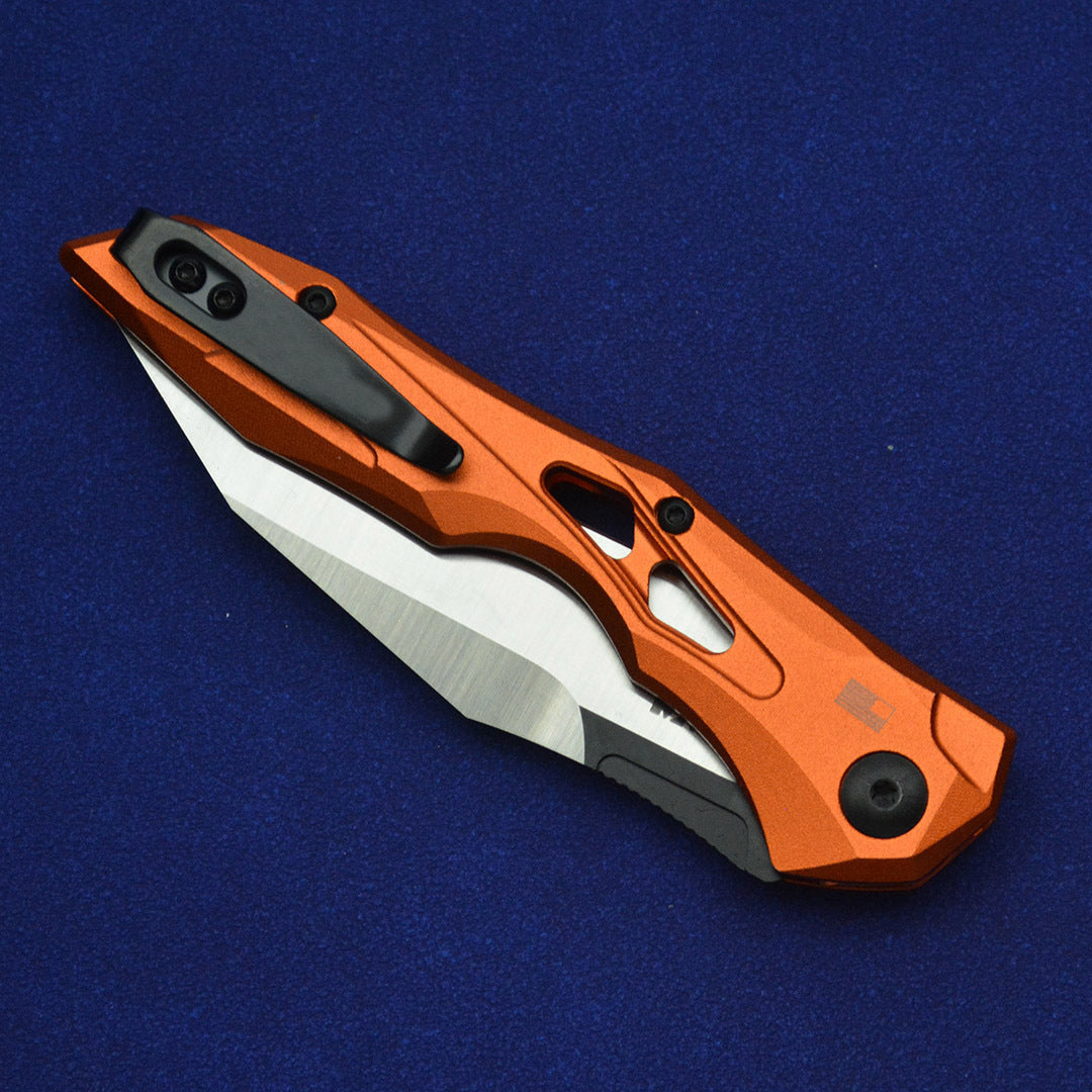 High Hardness Sharp Folding SST Fruit Knife Outdoor Camping Tools