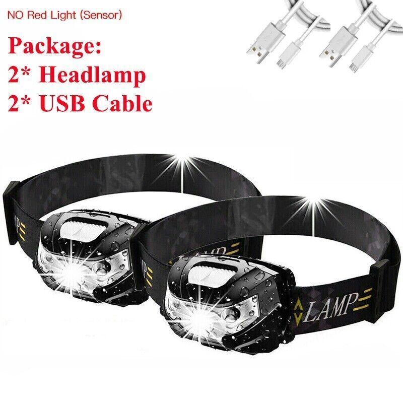 USB Rechargeable Super Bright LED Headlamp