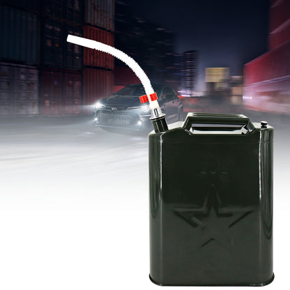 20L Metal Jerry Can Green Car Storage Fuel Petrol  Container & Flexi Spout
