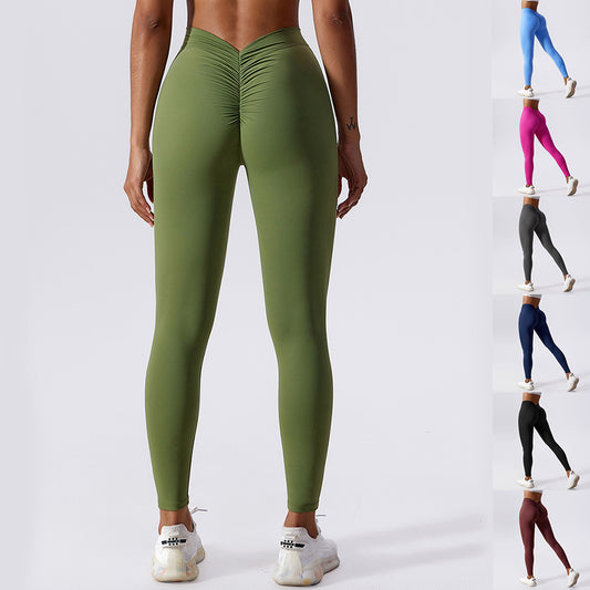 Women’s Slim Fit Yoga Leggings – Breathable, Quick-Dry, Peach-Lift Design