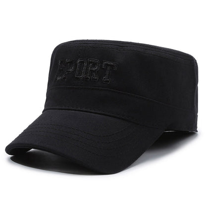 Hat Flat-top Peaked Cap Leisure Men's Sunhat