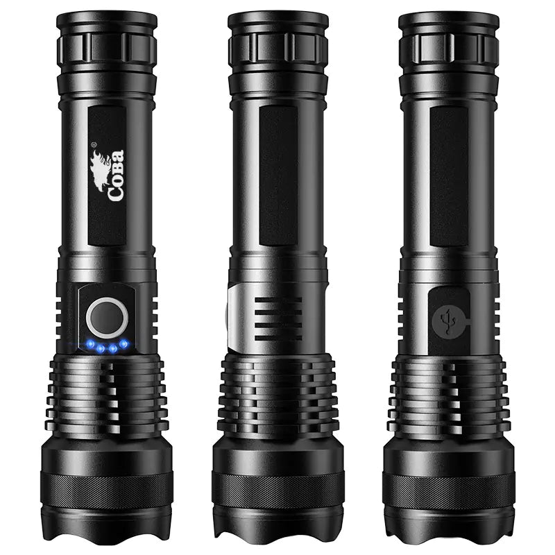 X92 Power Beam USB Flashlight