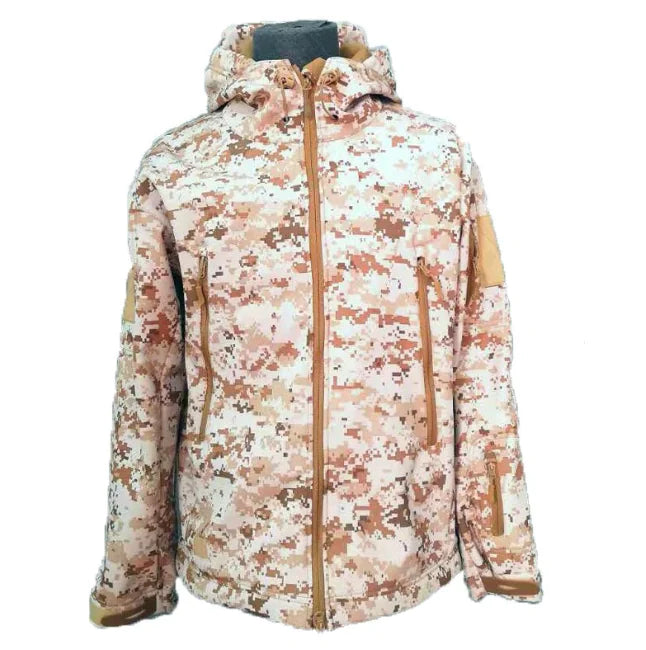 Men's Outdoor Waterproof Softshell Jacket for Hiking