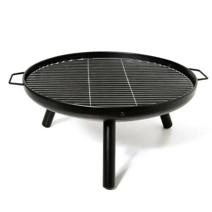 23" Wood-Burning Fire Pit with Grill Rack – Outdoor & Patio Ready