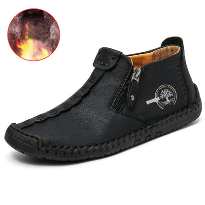 Men's Ankle Boots with Zipper for Hiking Outdoor