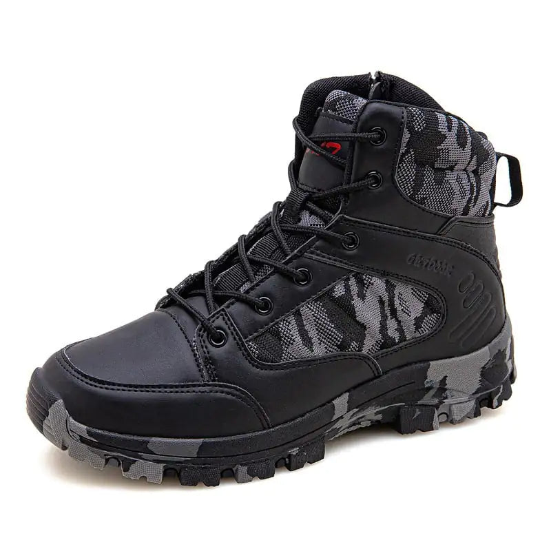 Stylish Korean Trek High-Top Boots