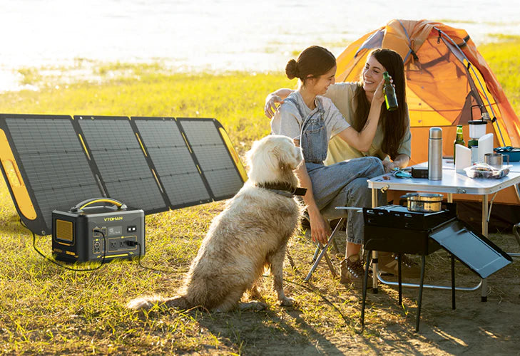 VTOMAN JUMP 600X Portable Power Station – 299Wh LiFePO4 Solar Generator