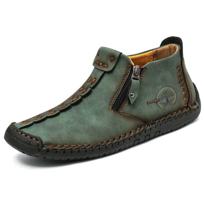 Men's Ankle Boots with Zipper for Hiking Outdoor