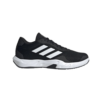 adidas Mens Flexitrain Sneaker Black/White/Grey 10.5