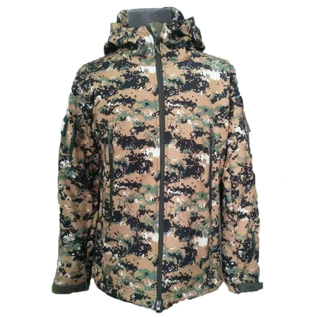 Men's Outdoor Waterproof Softshell Jacket for Hiking