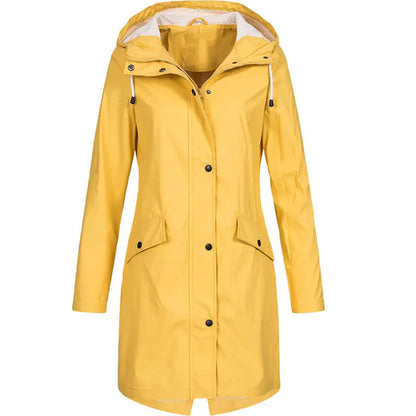 Women's Waterproof Windproof Hiking Rain Jacket